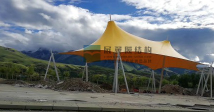 廣東梅州景觀膜結(jié)構(gòu)遮陽(yáng)棚工程