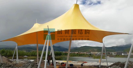 廣東梅州景觀膜結(jié)構(gòu)遮陽(yáng)棚工程